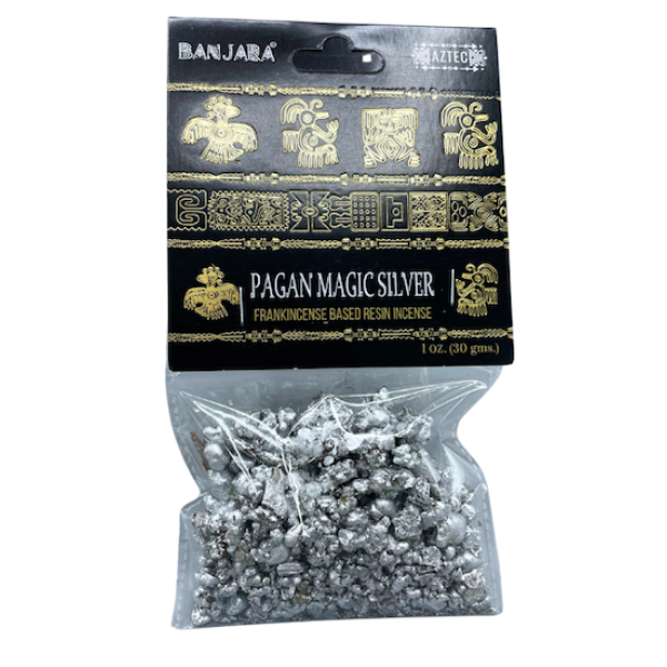 Banjara Resin Incense Pagan Magic Silver